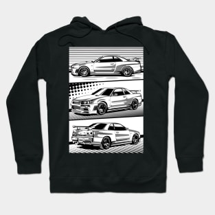 Nissan Skyline R34 Sukairain Hoodie